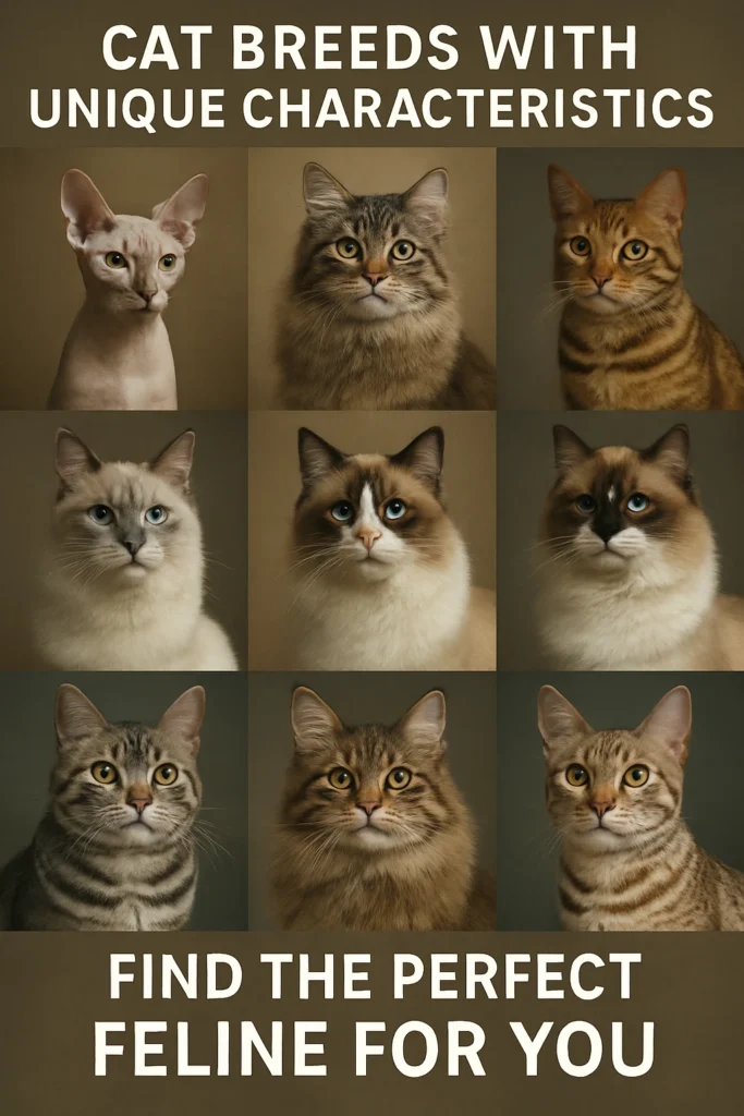 Cat Breeds with Unique Characteristics: Find the Perfect Feline for You 2 Cat Breeds with Unique Characteristics
